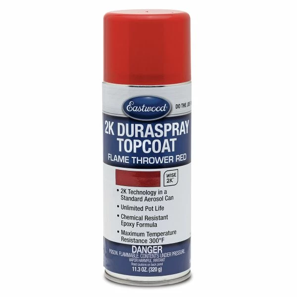 Buy ⭐ Eastwood 2K DuraSpray Topcoat Flame Thrower Red Paint 🤩