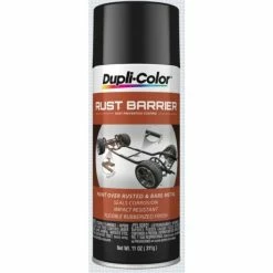 Promo 🎁 Dupli-Color Rust Barrier Rust Preventative 🧥 Coating Aerosols Gloss Black Aerosol Aerosol 12 OZ RBA10 🧨