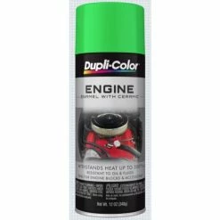 Discount 🌟 Dupli-Color Engine Paint With CERAMIC Grabber Green (Lime) Aerosol 12 OZ DE1641 ✔️