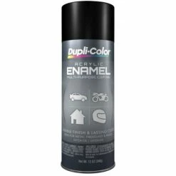 Budget 🎁 Dupli-Color Multi-Purpose Enamel Semi-Gloss Black Aerosol 12 OZ DA1603 💯