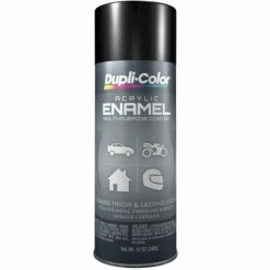 Cheapest 🔔 Dupli-Color Multi-Purpose Enamel Gloss Black (OSHA Black) Aerosol 12 OZ DA1600 🥰