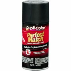 New 🛒 Dupli-Color Perfect Match Premium Automotive Paint Universal Flat Black Aerosol 8 OZ BUN0104 😍