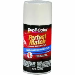 Promo 🤩 Dupli-Color Perfect Match Premium Automotive Paint Ford Pure White (C, 9E, YG) Aerosol 8 OZ BFM0384 😍