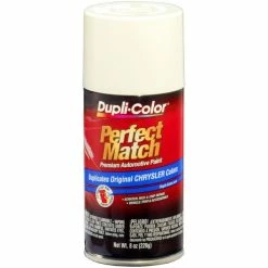 New ✨ Dupli-Color Perfect Match Premium Automotive Paint Chrysler Stone White (PW1) Aerosol 8 OZ BCC0407 ✔️