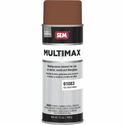 Outlet 🛒 SEM MultiMax - Red Oxide Primer 16 Oz Can With 12 Oz Fill Aerosol Can 61083 🧨