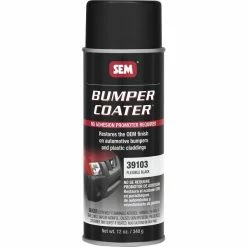 Brand new 🛒 SEM Bumper 🧥 Coater - Flexible Black 16 Oz Can With 12 Oz Fill Aerosol Can 39103 ✔️