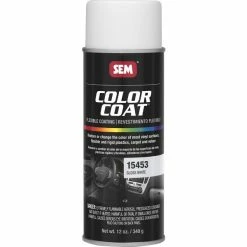 New 🔥 SEM Color 🧥 Coat - Gloss White 16 Oz Can With 12 Oz Fill Aerosol Can 15453 ❤️