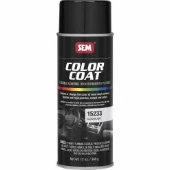 Best Sale ✨ SEM Color 🧥 Coat - Gloss Black 16 Oz Can With 12 Oz Fill Aerosol Can 15233 🎉