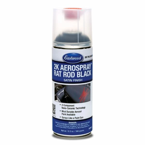 Flash Sale π― Eastwood 2K Aerospray Rat Rod Satin Black - Aerosol - 12.2oz π 3 Flash Sale π― Eastwood 2K Aerospray Rat Rod Satin Black - Aerosol - 12.2oz π